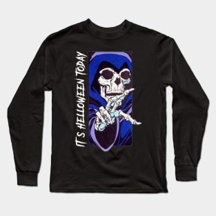 halloween skull Long Sleeve T-Shirt